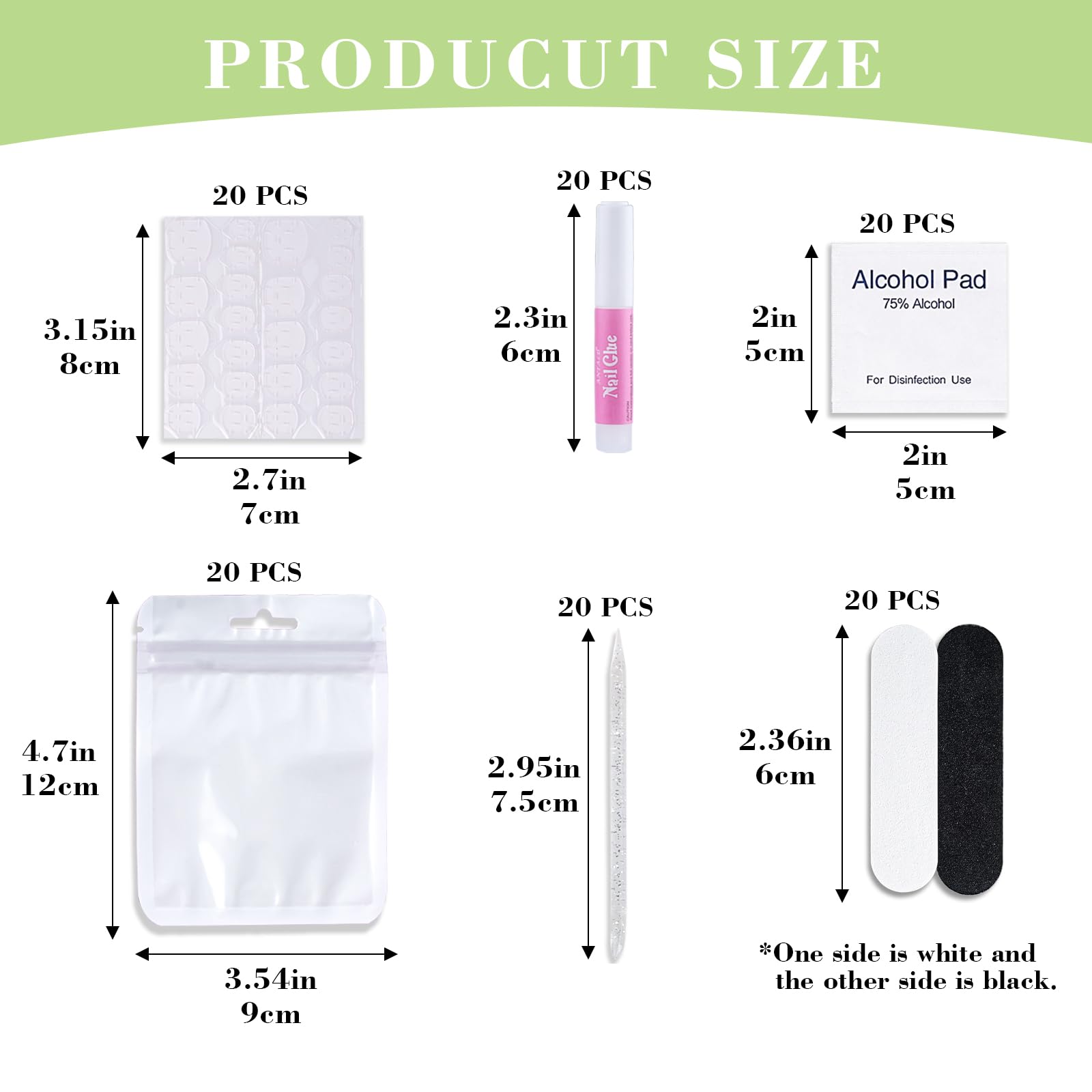 Inog manicure kit accessories for nail application