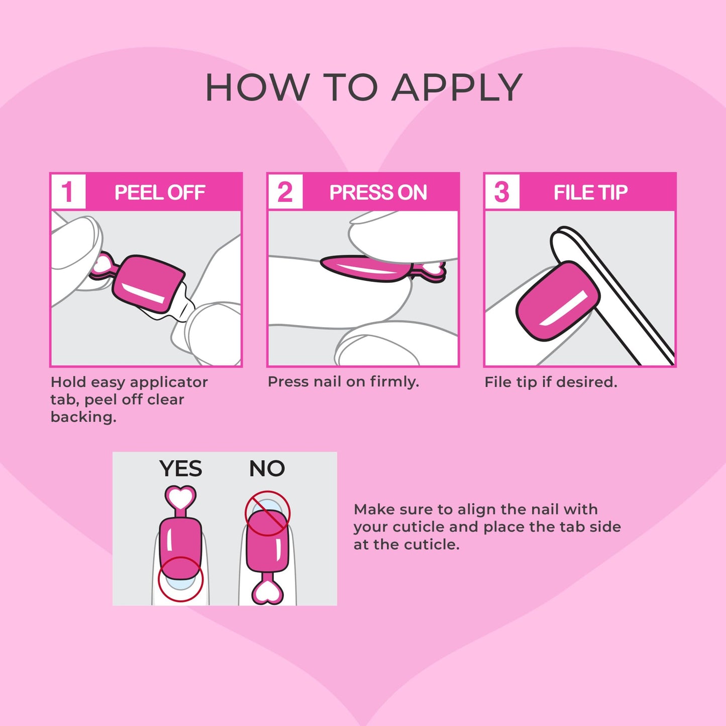 KISS imPRESS Your Smile mini nail file and nail set