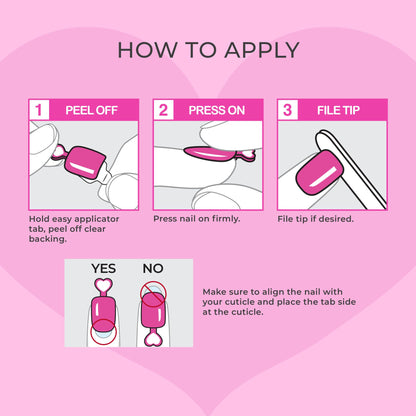 KISS imPRESS Your Smile mini nail file and nail set
