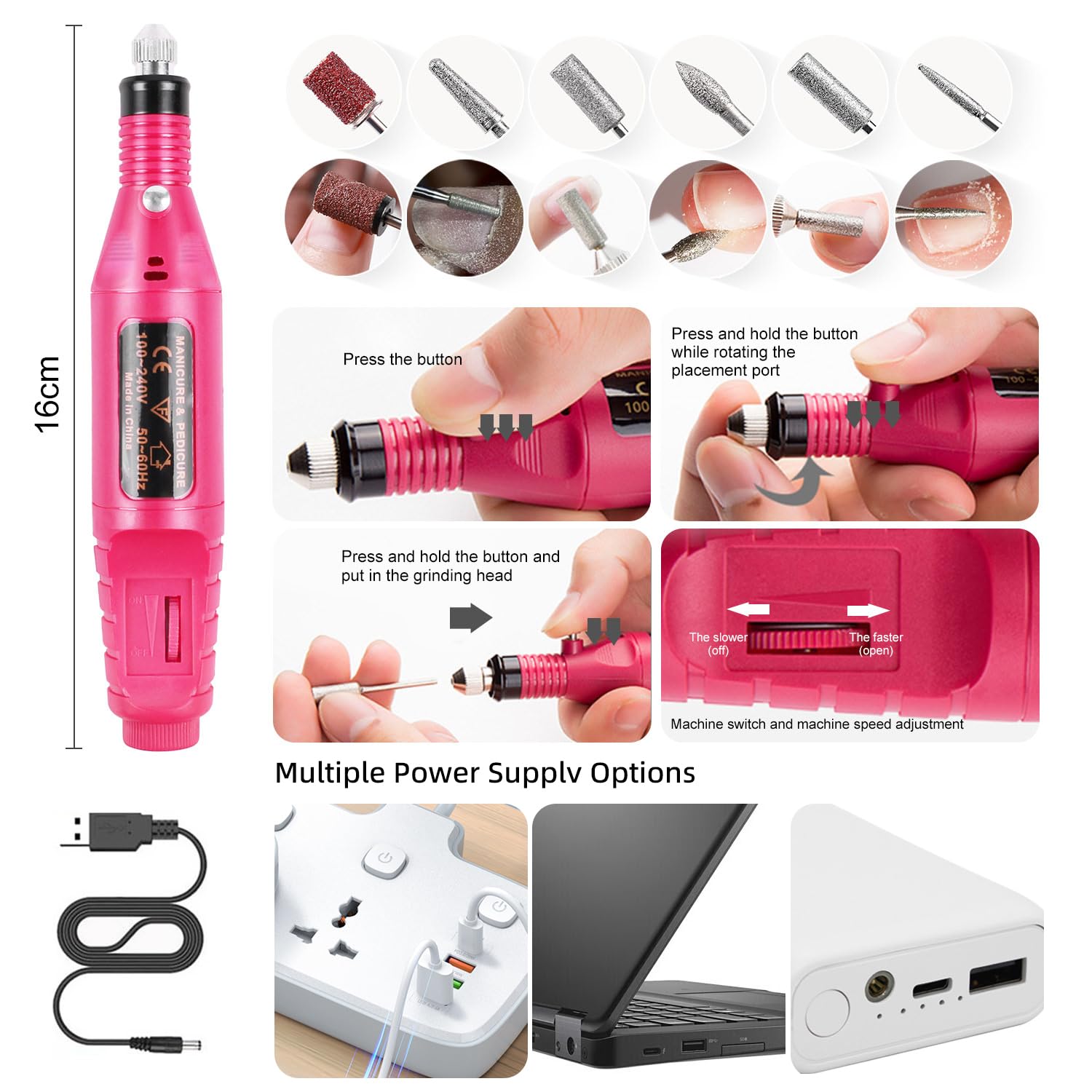 Douborq acrylic powder and glitter collection for nail art