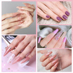 Klemon professional nail kit complete set components laid out