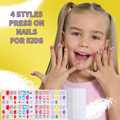 Detailed view of Fandamei children manicure set contents