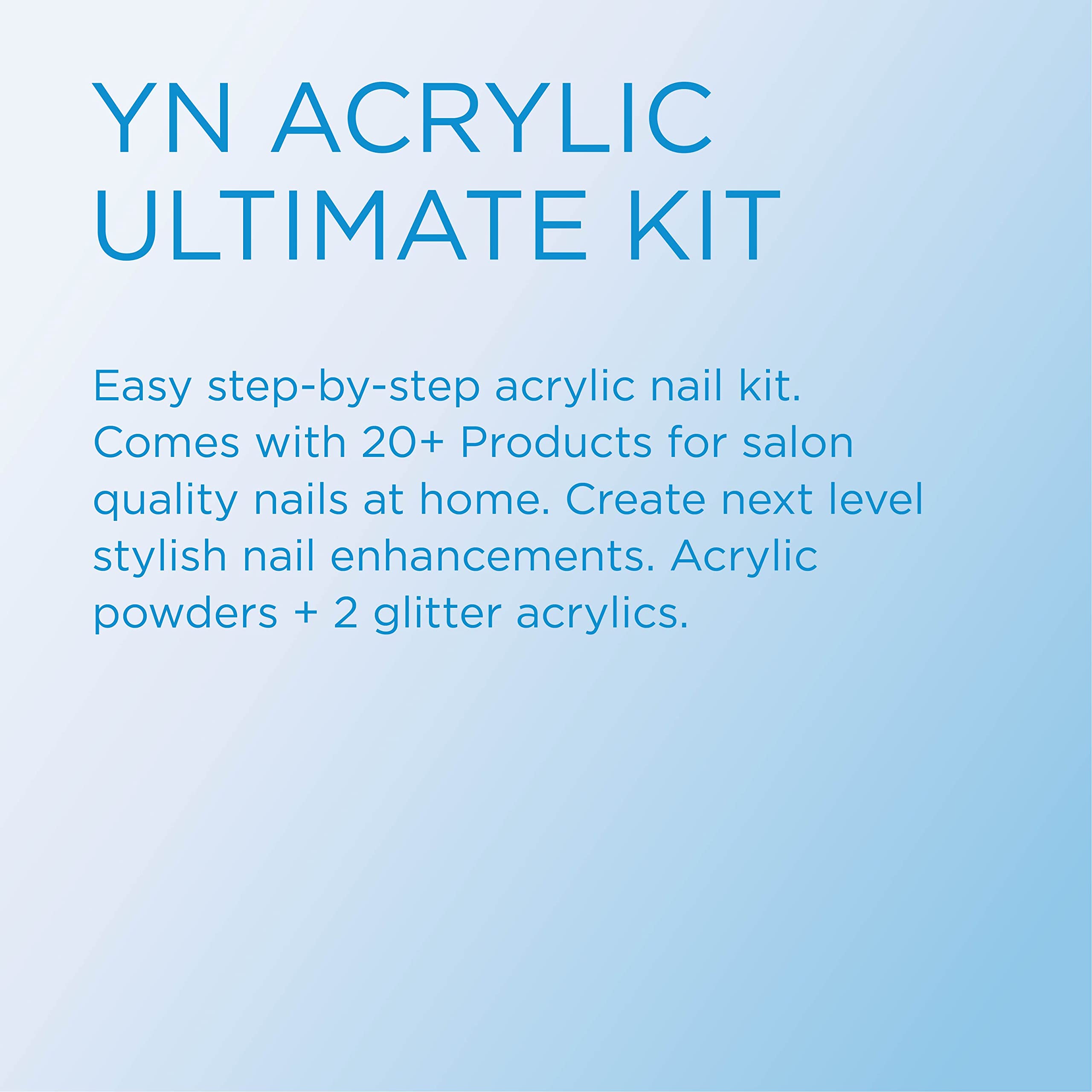 Young Nails professional nail kit contents layout