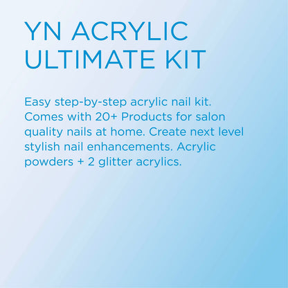 Young Nails professional nail kit contents layout