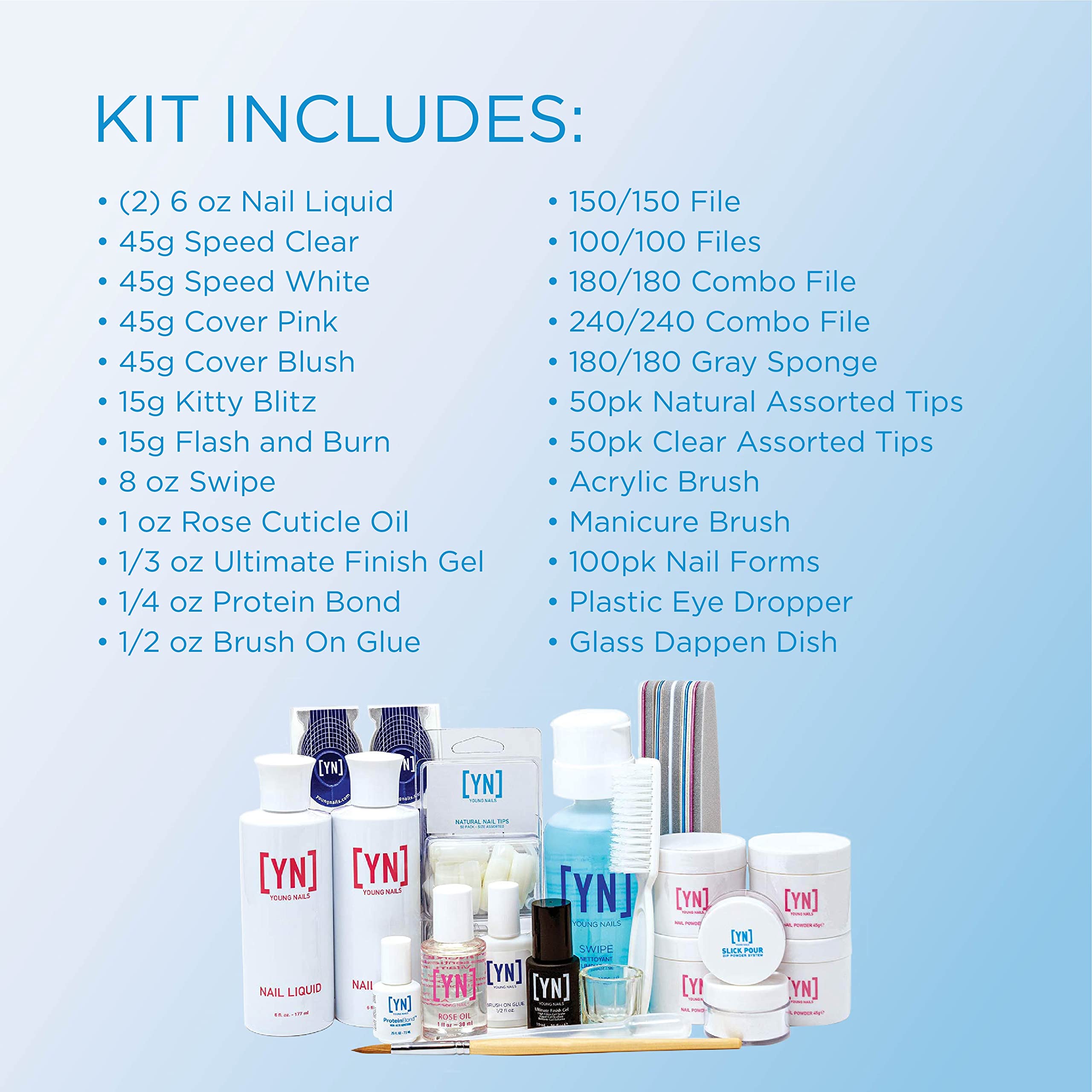 Young Nails professional nail sculpting tools and brushes