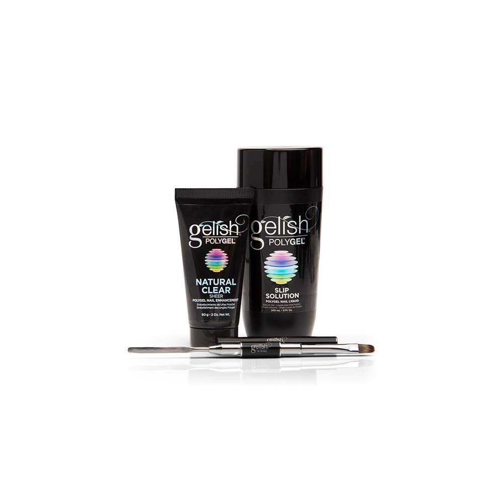 Professional Gelish PolyGel trial kit contents display