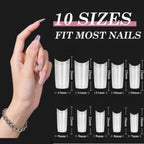 Faux training practice finger for nail extension practice