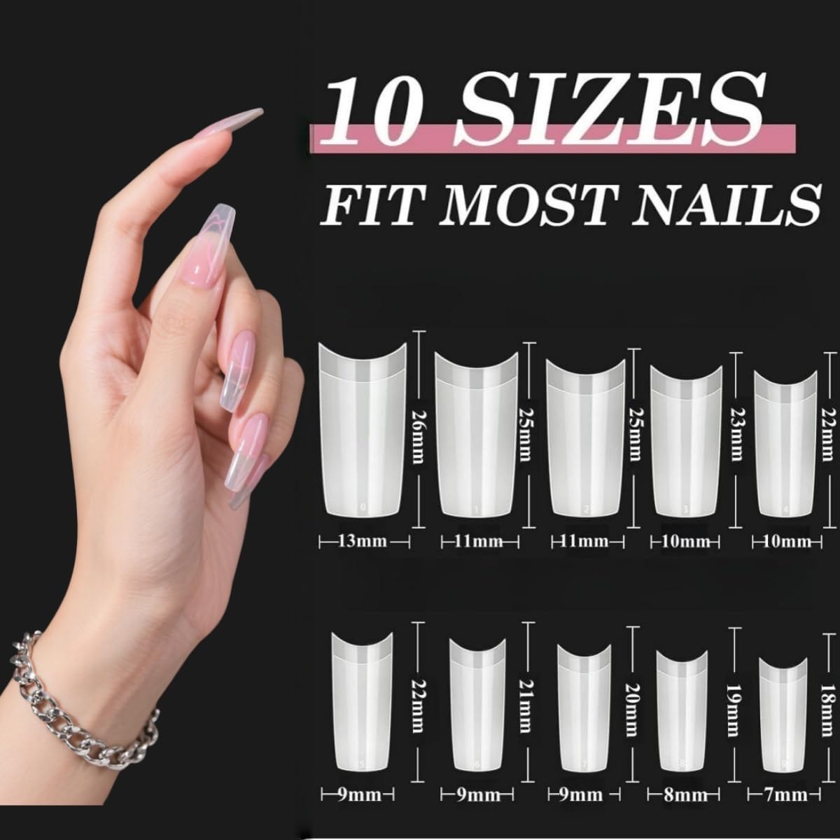 Faux training practice finger for nail extension practice