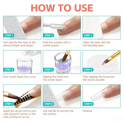 Packaging of Anezus Leeclek nail kit for DIY gifts