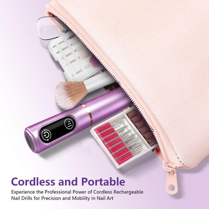 Tuobeo nail file kit with charging cable and components