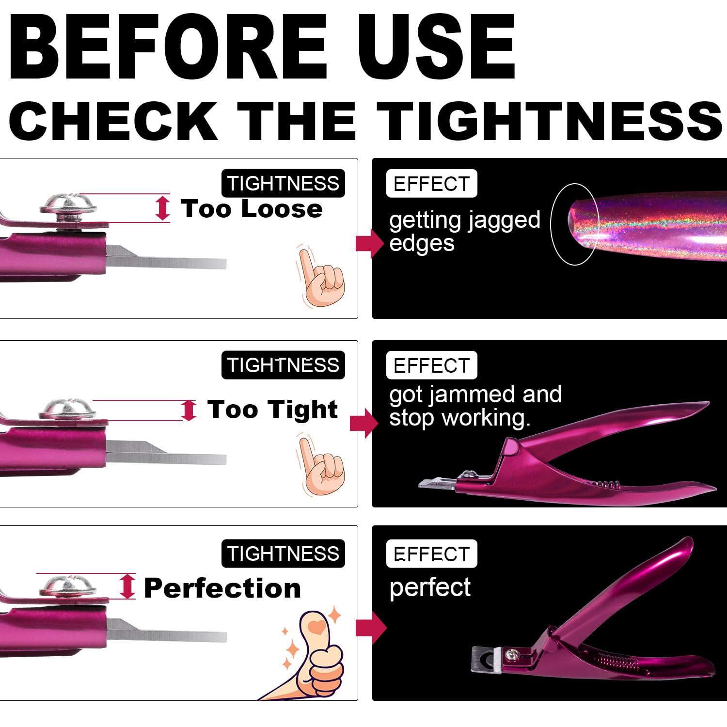 Professional manicure tool with replacement blade and screwdriver