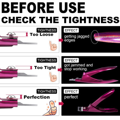 Professional manicure tool with replacement blade and screwdriver