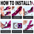 Clipping an artificial acrylic nail tip during a manicure