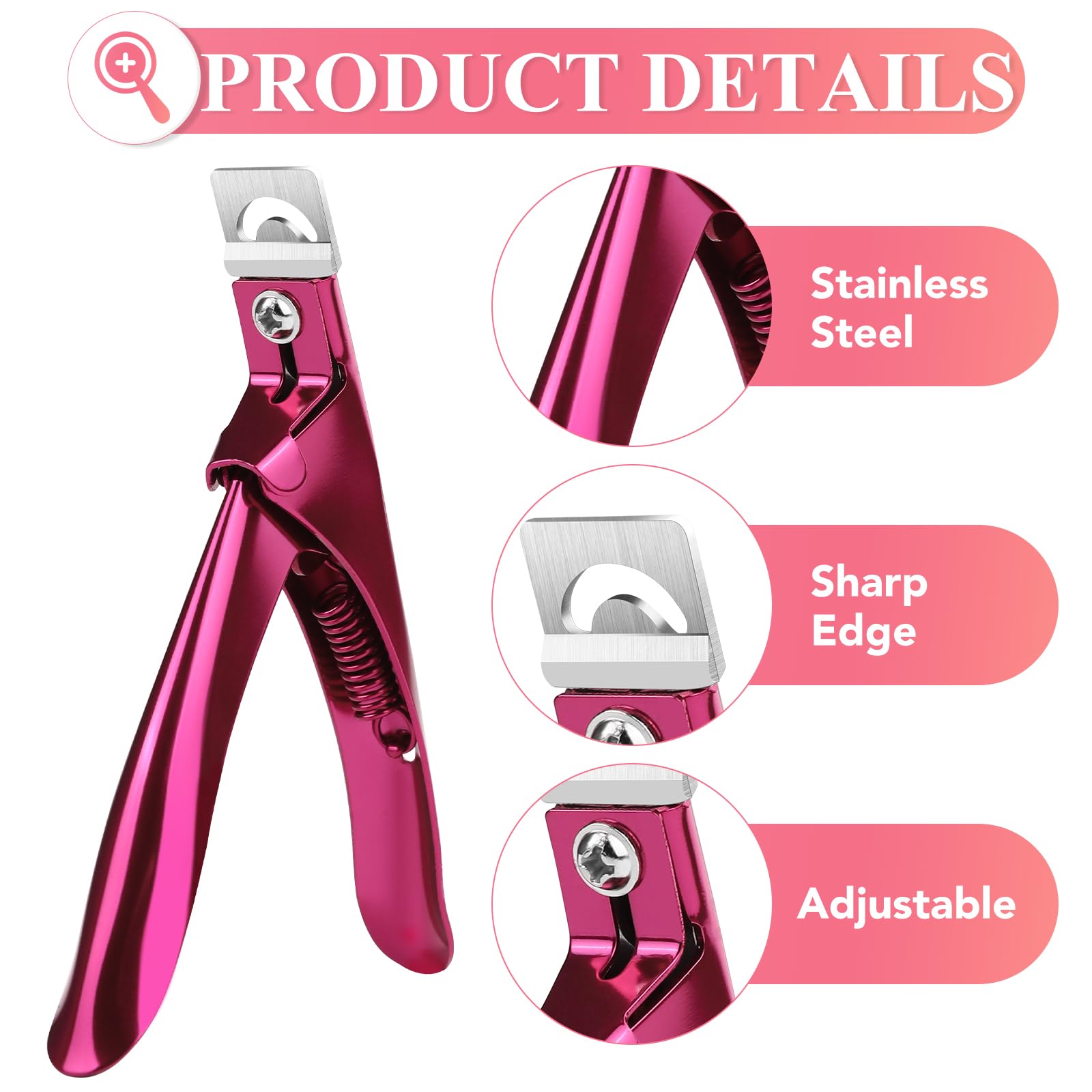 Best Choice Magnets nail art tool for precise length measurement