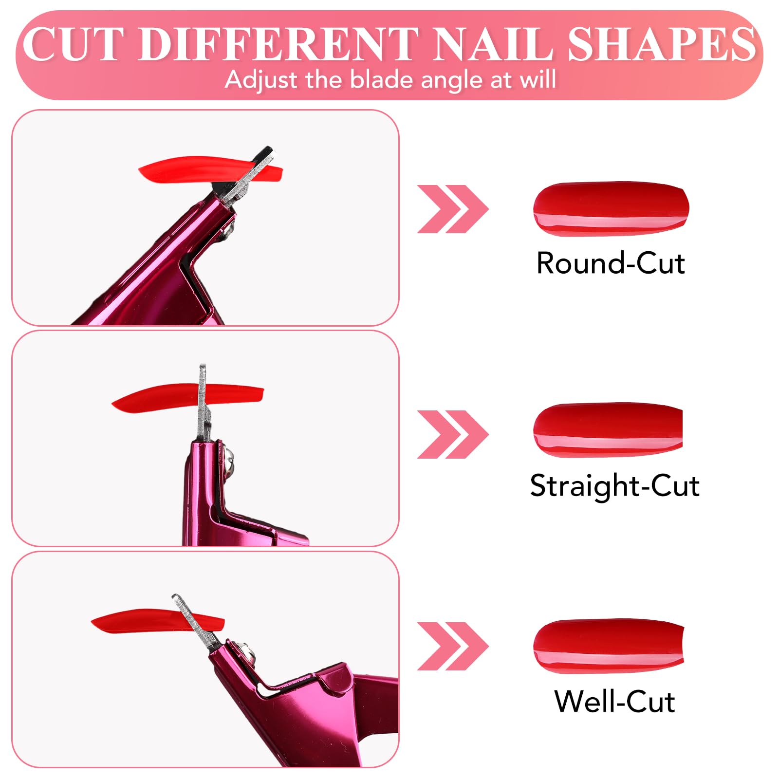 Set of 15 small magnets for nail length precision on nail clippers