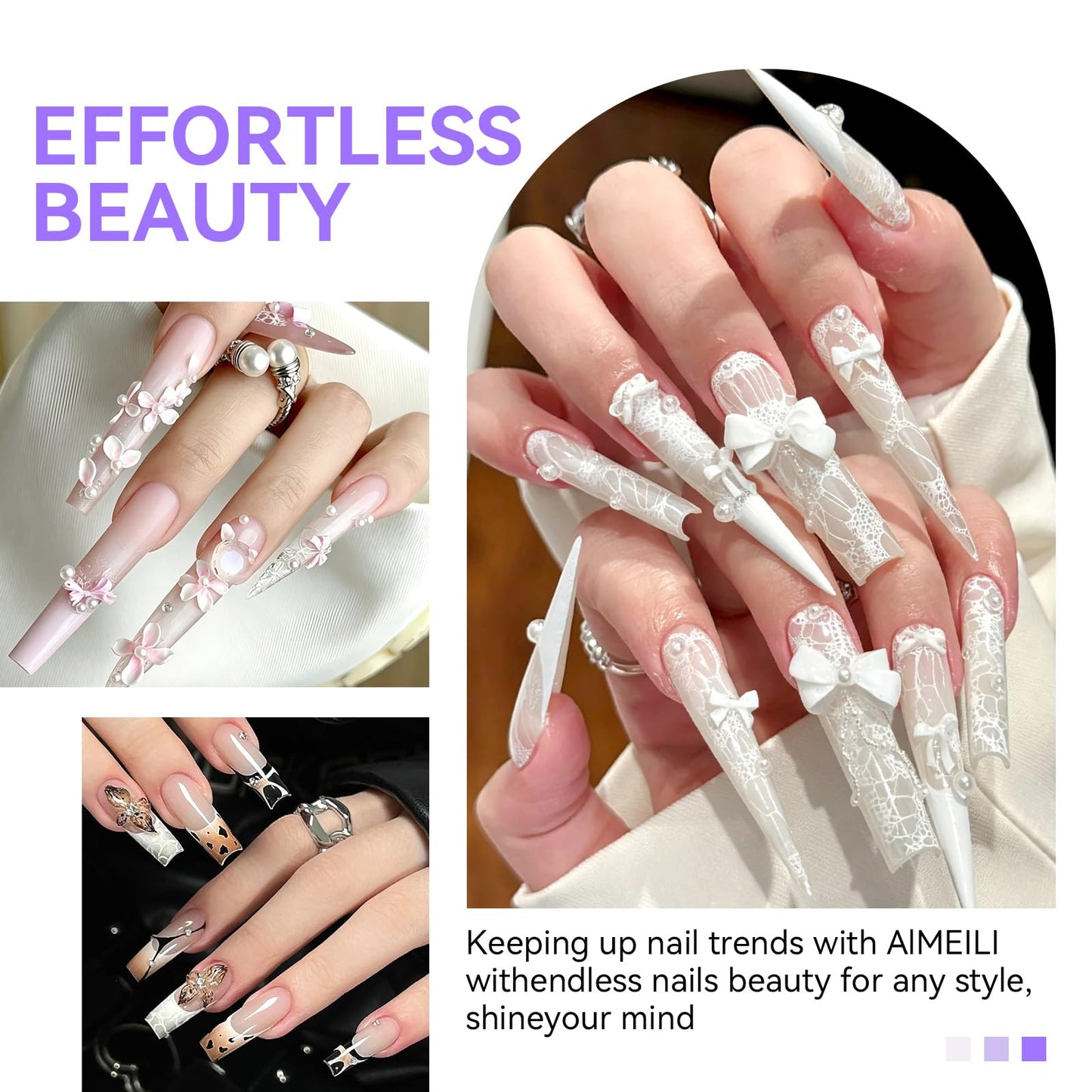 Professional nail art brushes for 3D sculpting and extensions