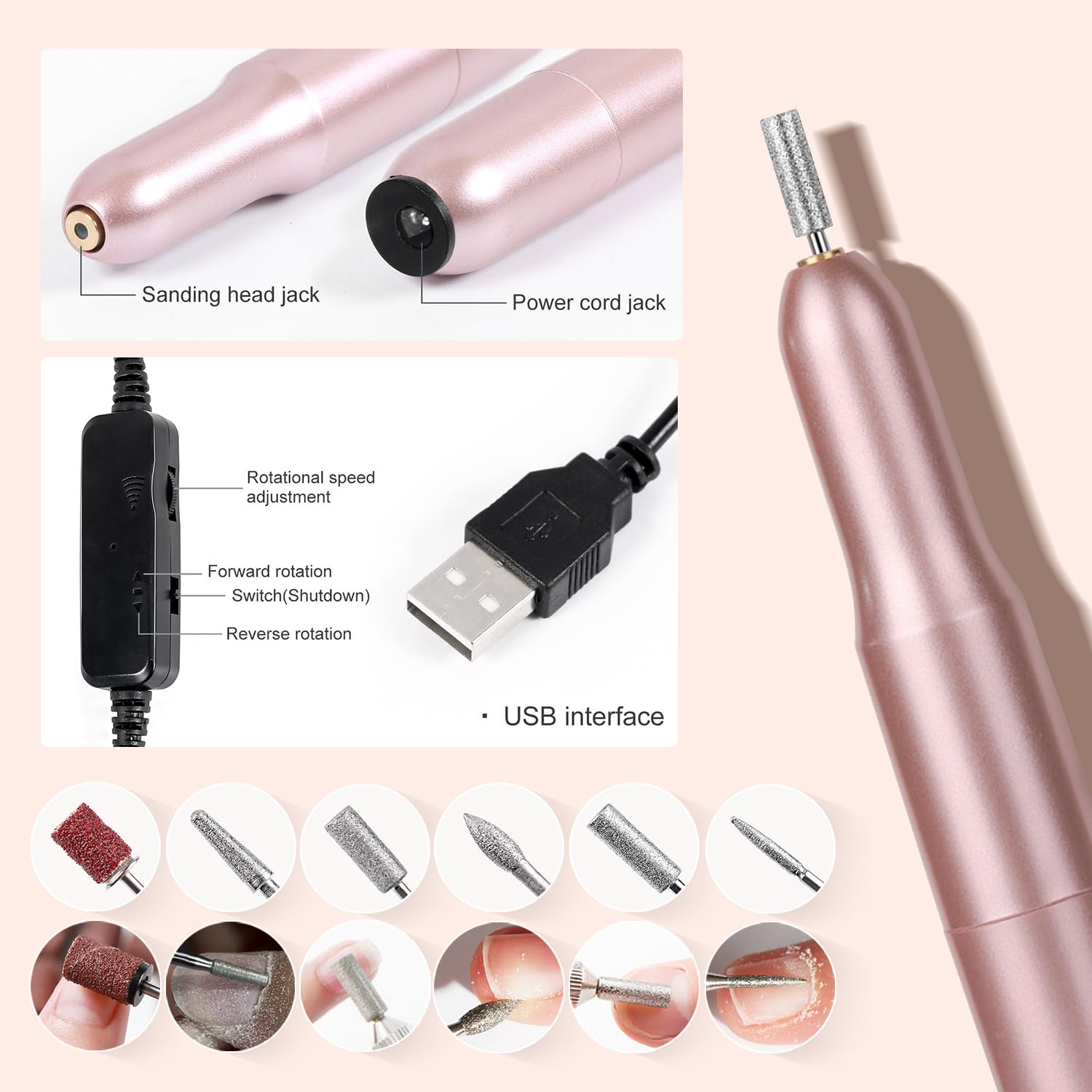 Contents of Major Dijit nail kit with powders and brushes