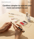 Complete packaging and accessories set for salon-quality home nail care.