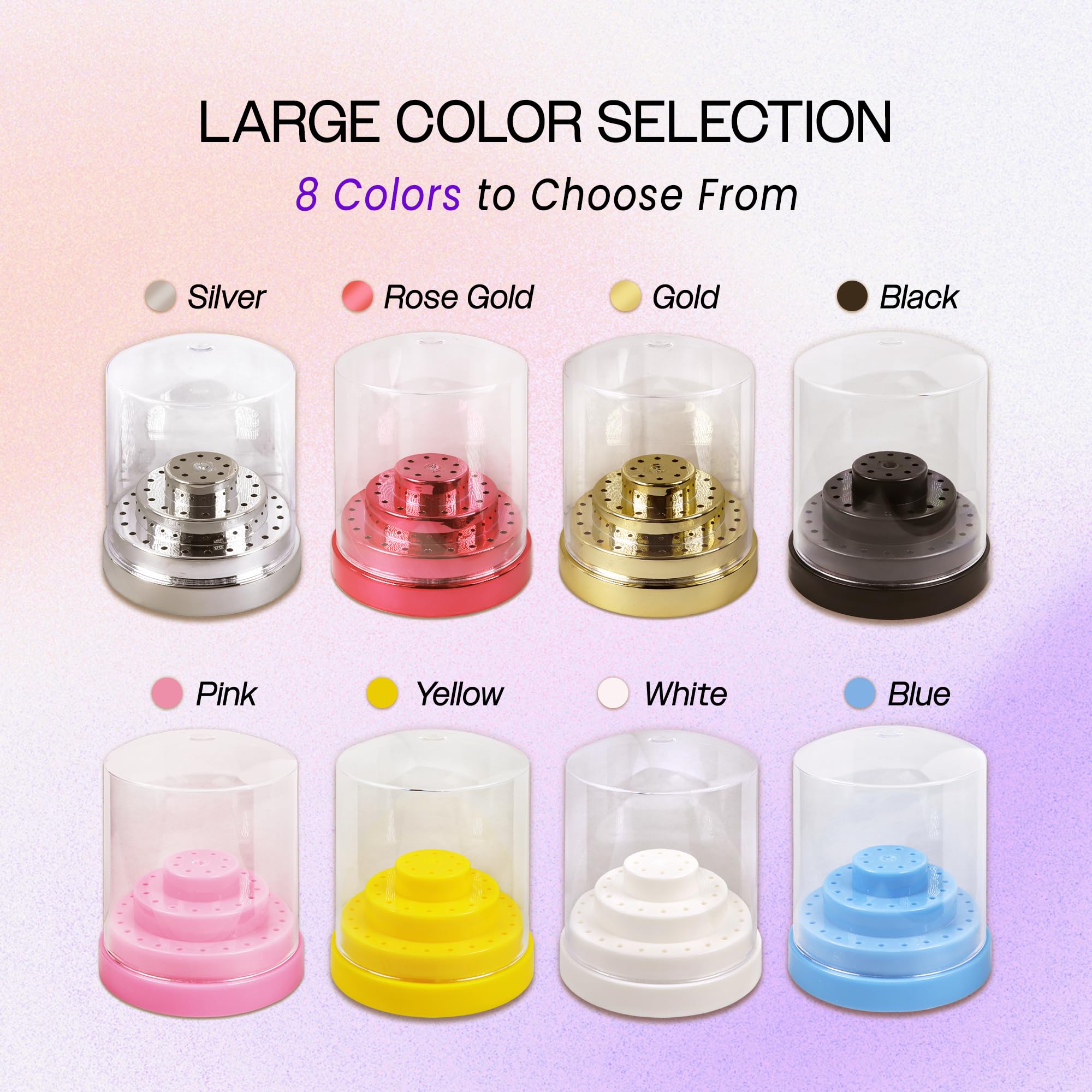 Pana nail tool organizer showing 48 storage slots