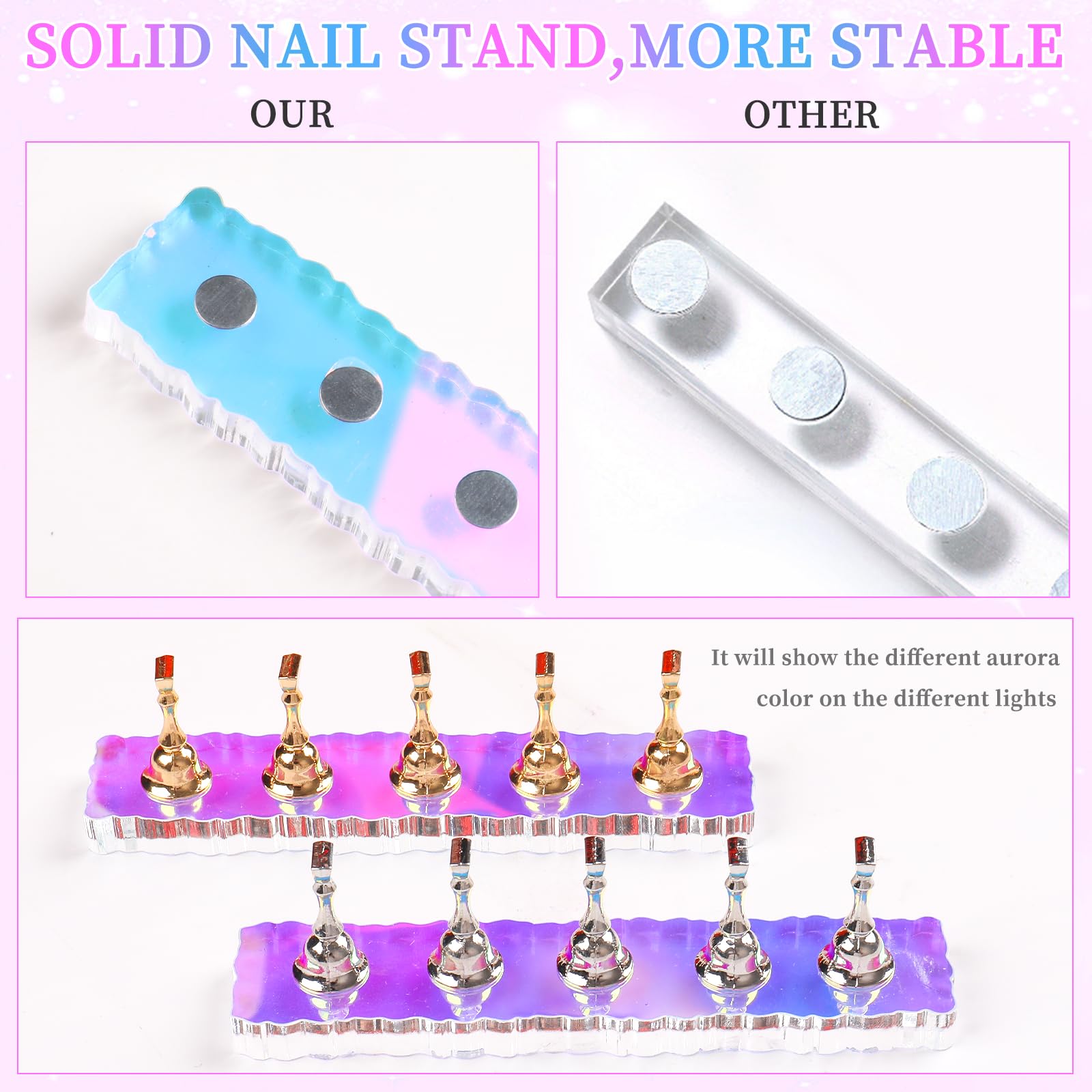 Professional nail art practice tools for salon use