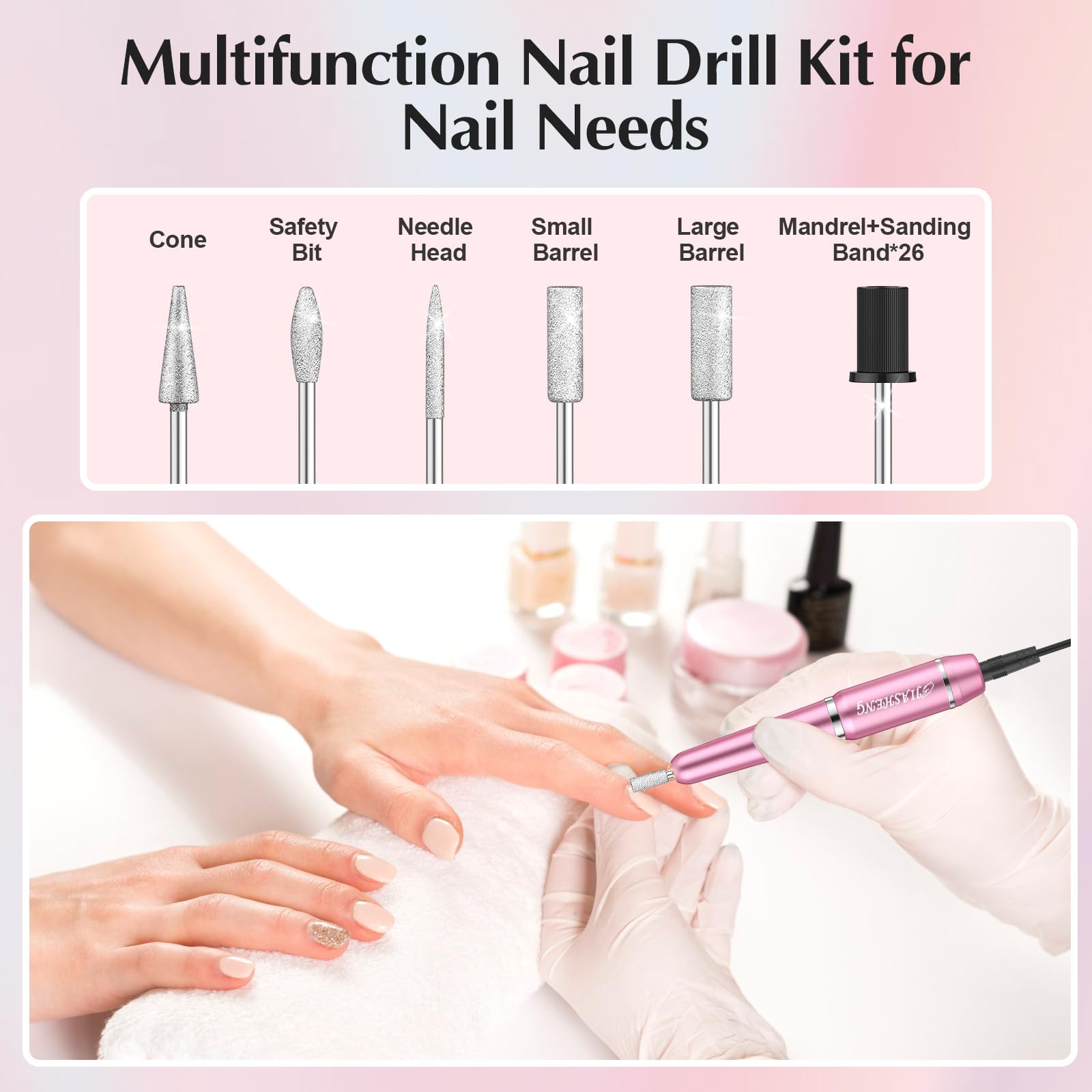 Jiasheng nail drill USB connection and controller