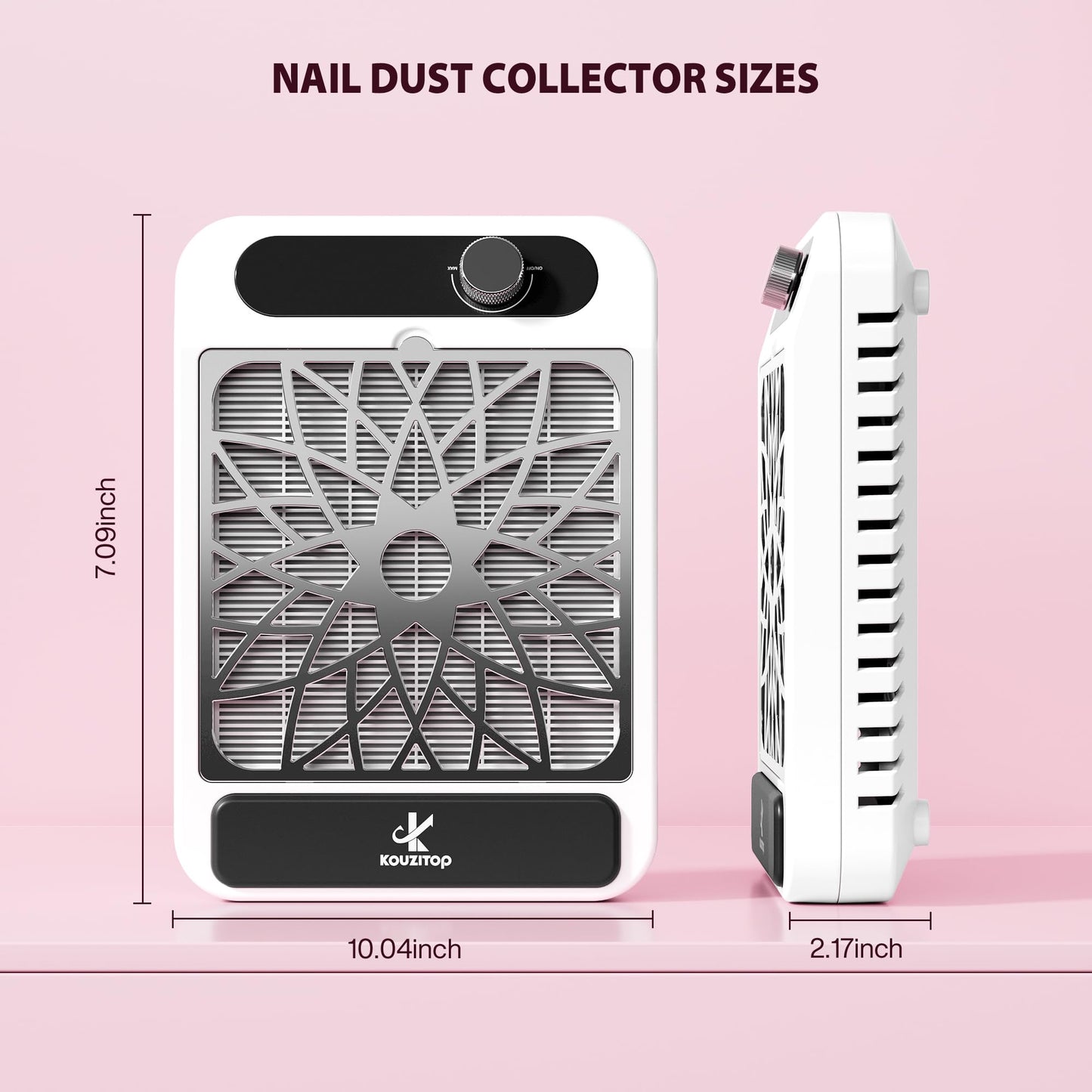 Detailed view of the reusable mesh filter