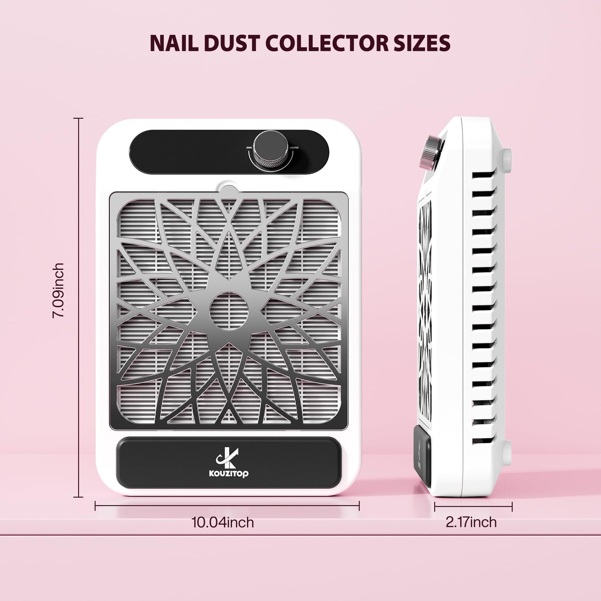 Detailed view of the reusable mesh filter