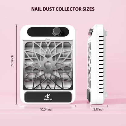 Detailed view of the reusable mesh filter