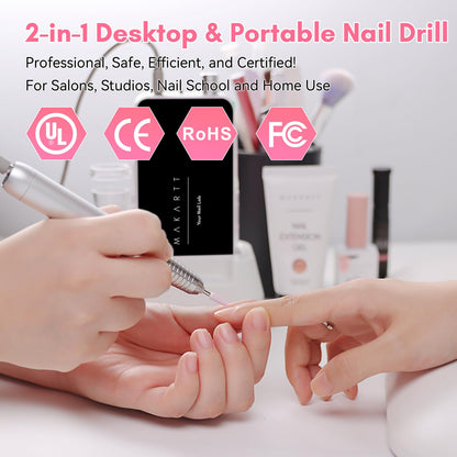 Makartt Nouvella nail drill packaging and contents