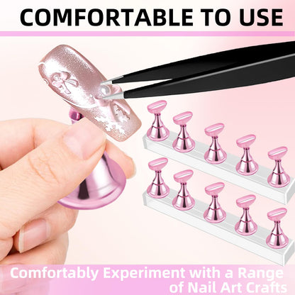 TKYZMS nail art practice stand for press on nails
