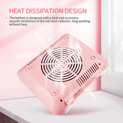 Components of Saviland nail dust collector with lamp