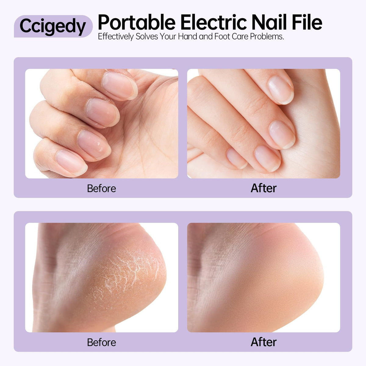 Ccigedy professional nail drill machine charging via USB