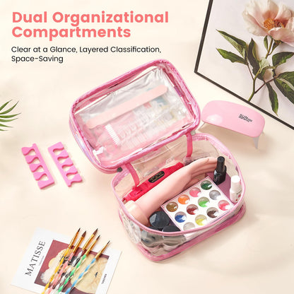 Professional nail art decoration tools and acrylic application set