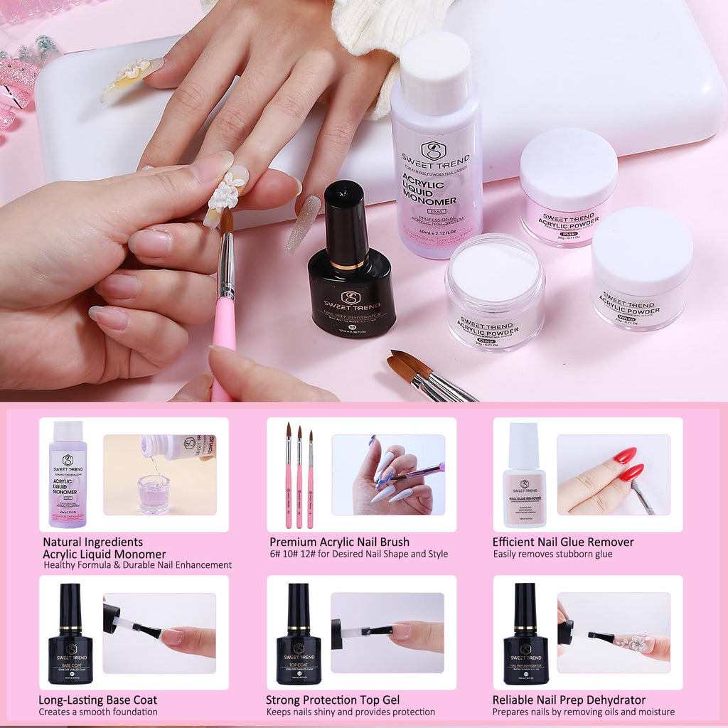 Sweet Trend acrylic application brushes and manicure tools