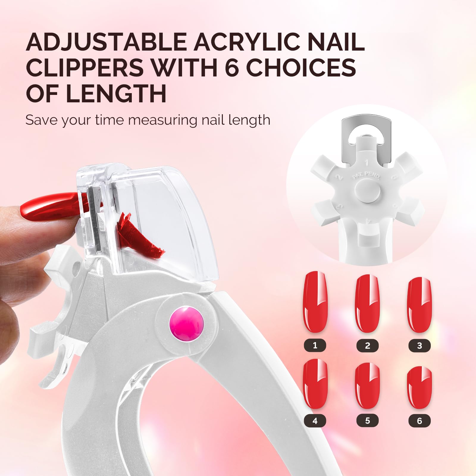 MelodySusie stainless steel nail cutter showing the cutting slot