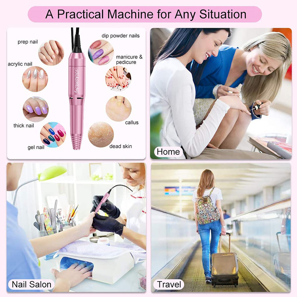 Jiasheng professional nail drill package contents overview