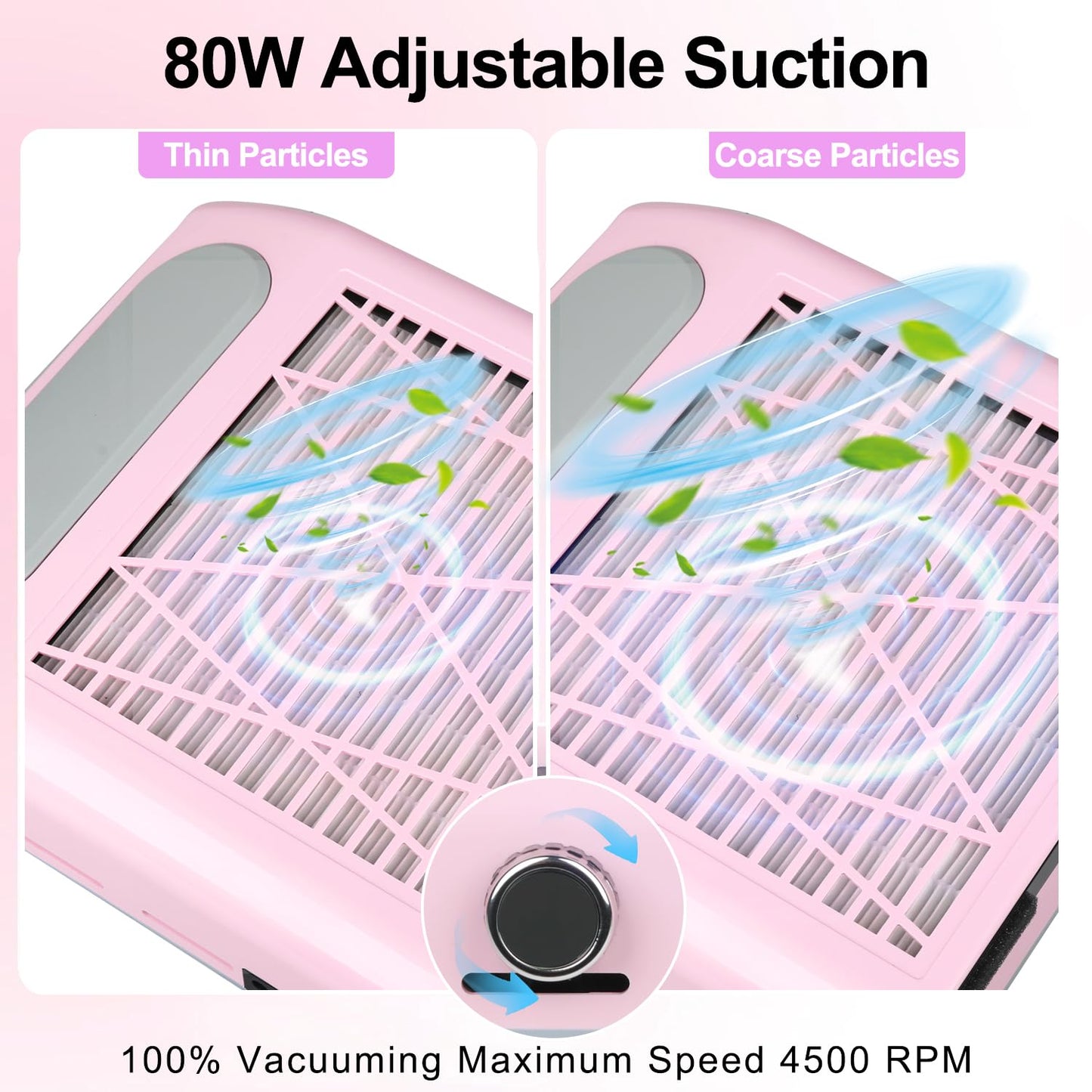 CoFashion nail dust suction fan box and device components
