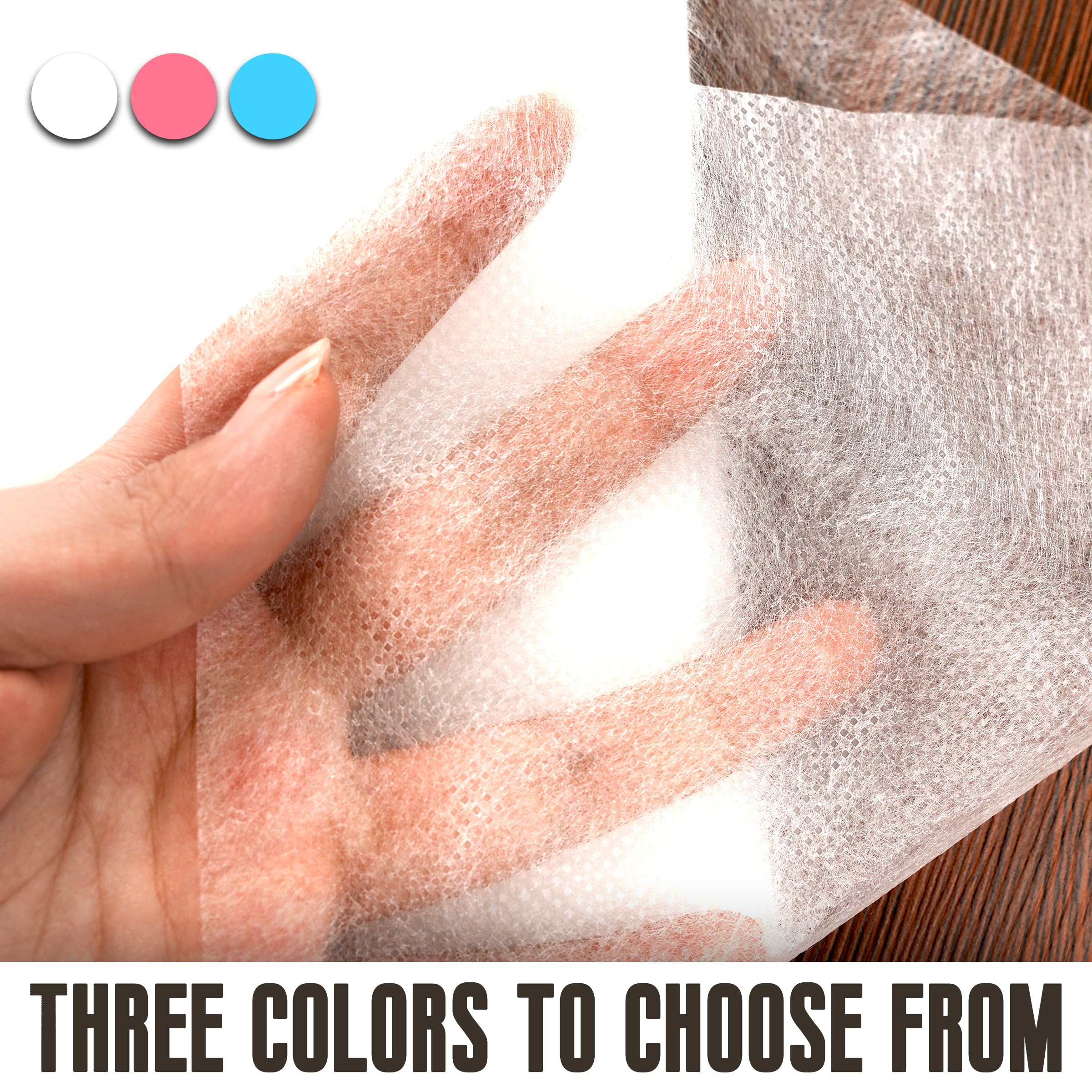 Close up of non-woven nail dust collector replacement paper