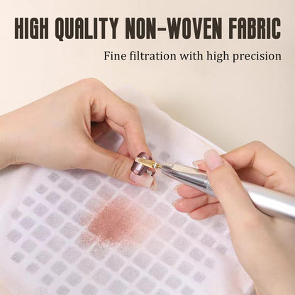 Bulk pack of 200 white nail art dust vacuum filters