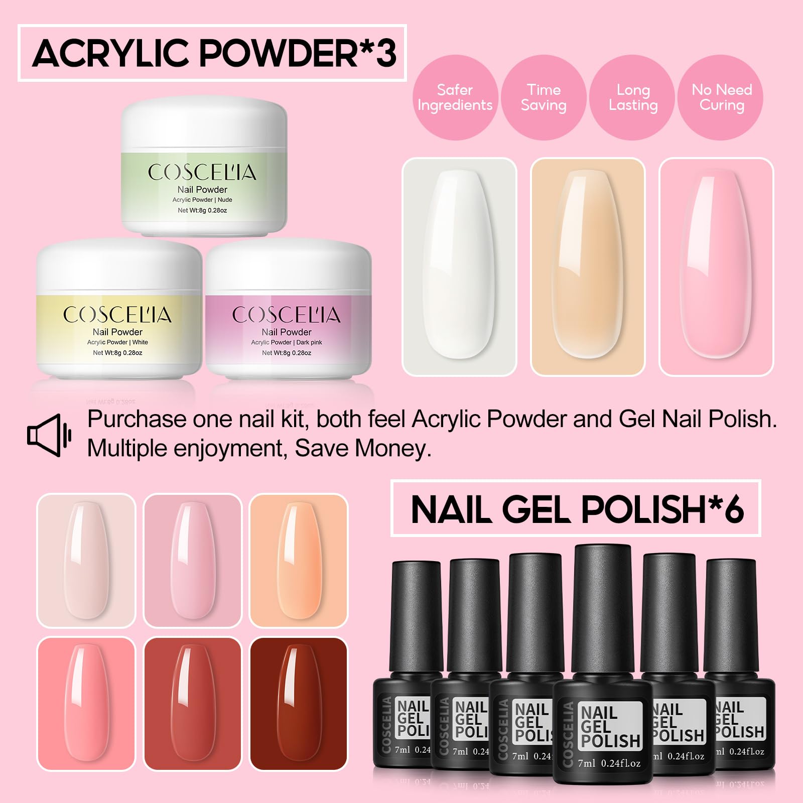 Electric nail drill and UV lamp in professional nail set