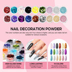 Professional manicure tools including brushes, files, and cuticle pushers
