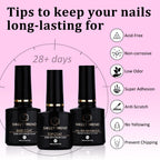 Professional acrylic nail brushes and precision tools included in the starter set.