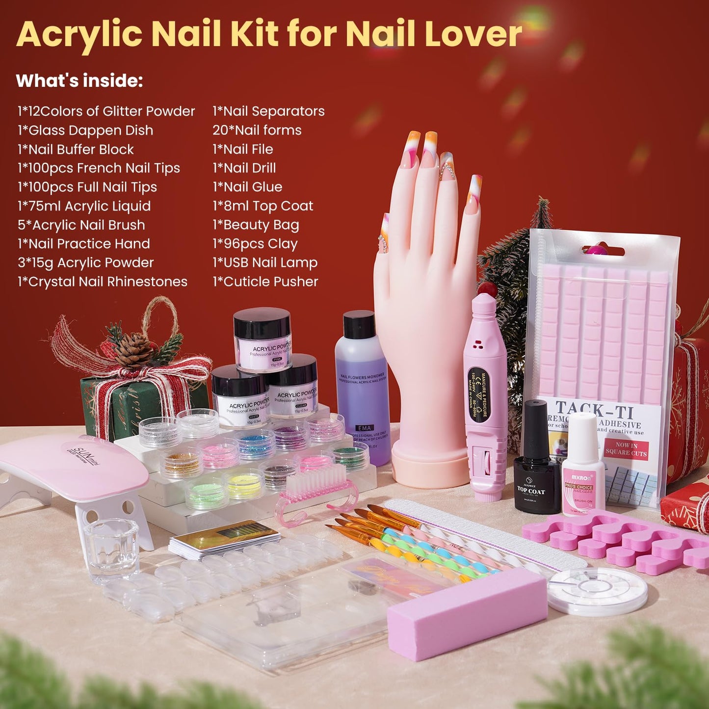 Professional electric nail drill included in Yokilly starter kit