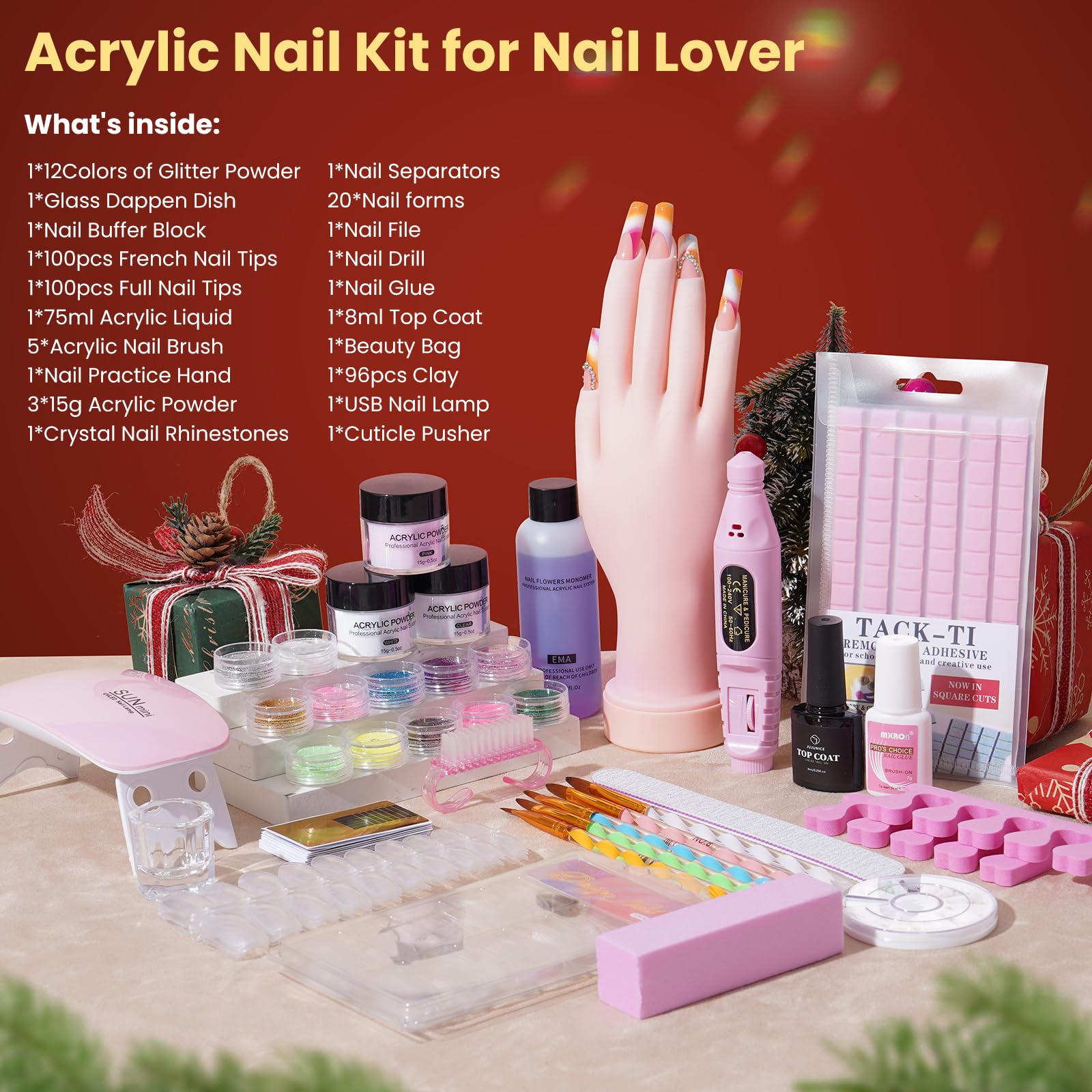 Professional electric nail drill included in Yokilly starter kit