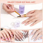 Complete Yokilly nail kit packed neatly inside its storage bag