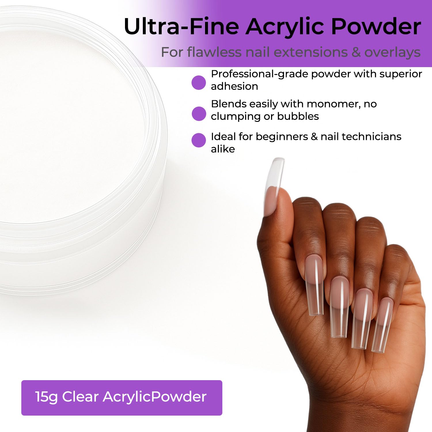 Collection of professional nail forms for extensions