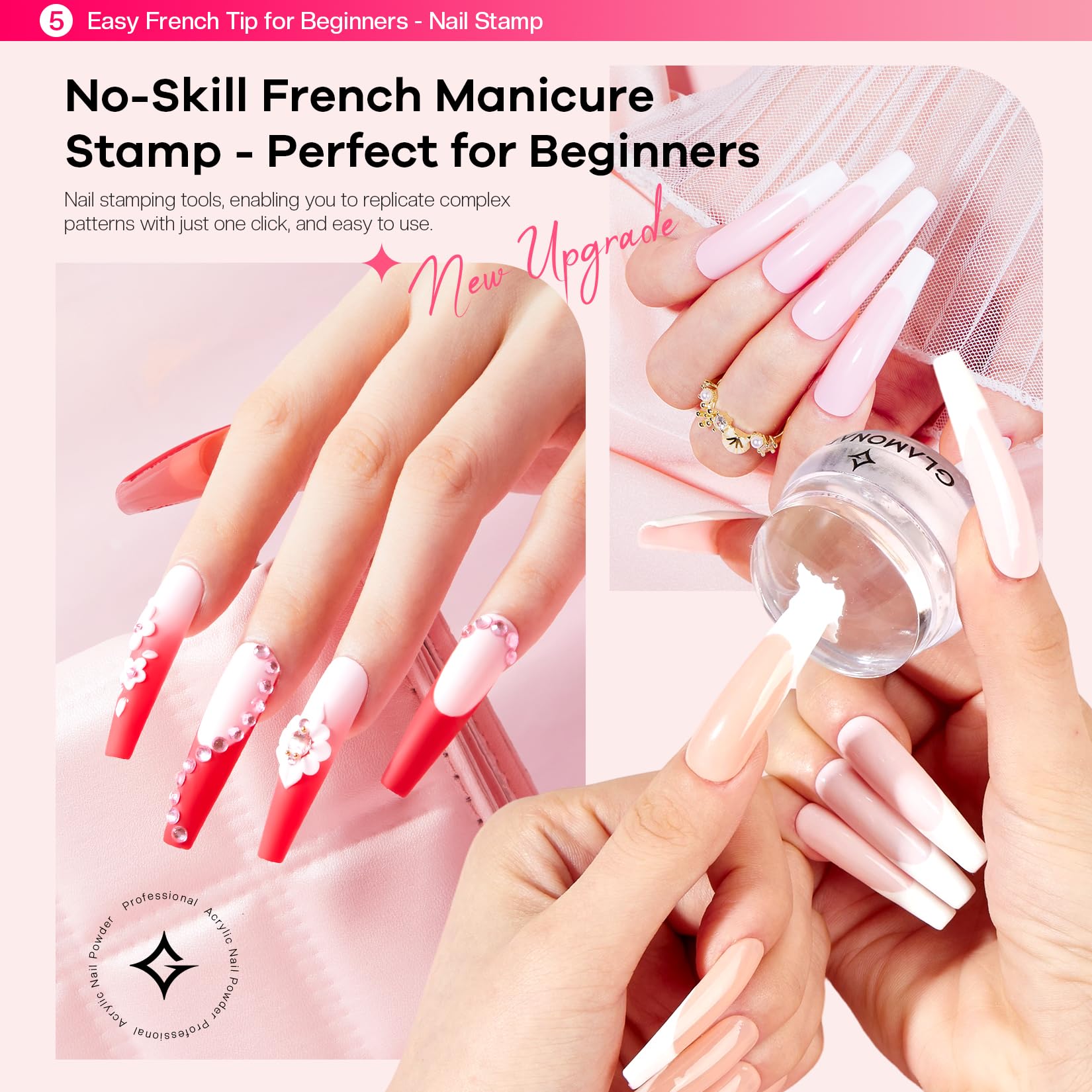 Glamonade nail drill and curing lamp for at home manicure