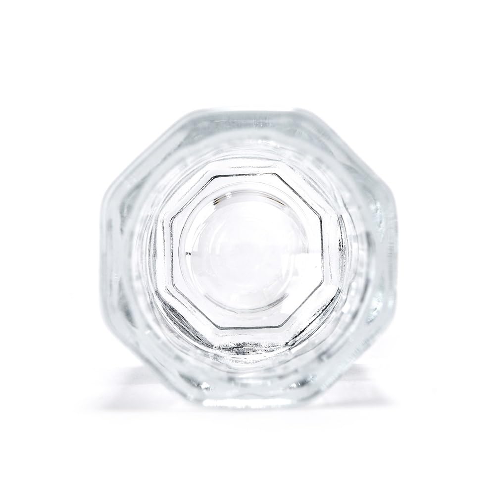 Bozlin nail art crystal glass bowls showing clear transparent material