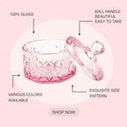 Close up of BOMOQING pink manicure dappen dish base and walls