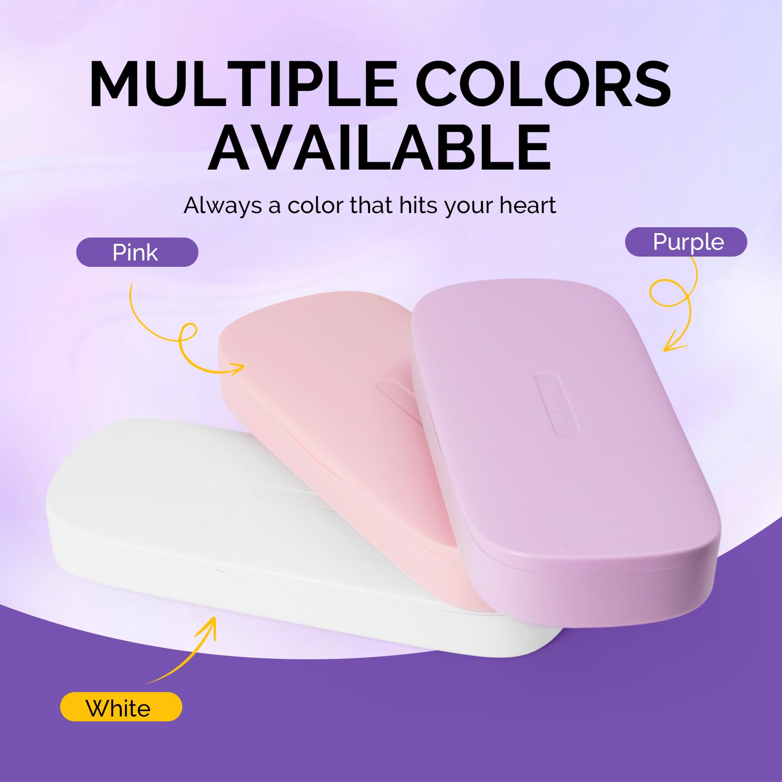Open view of MelodySusie nail tool organizer showing silicone slots